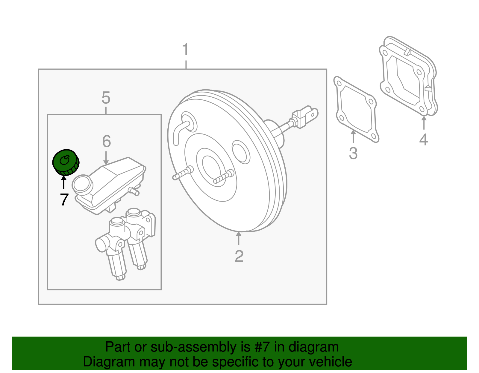 Cap, Brake M/Cylinder Rsvr - GM (93742396)