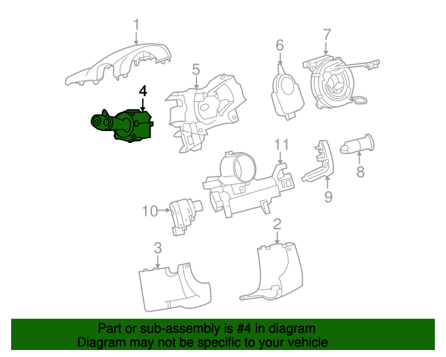 2007 GM MultiFunction Switch 25811970