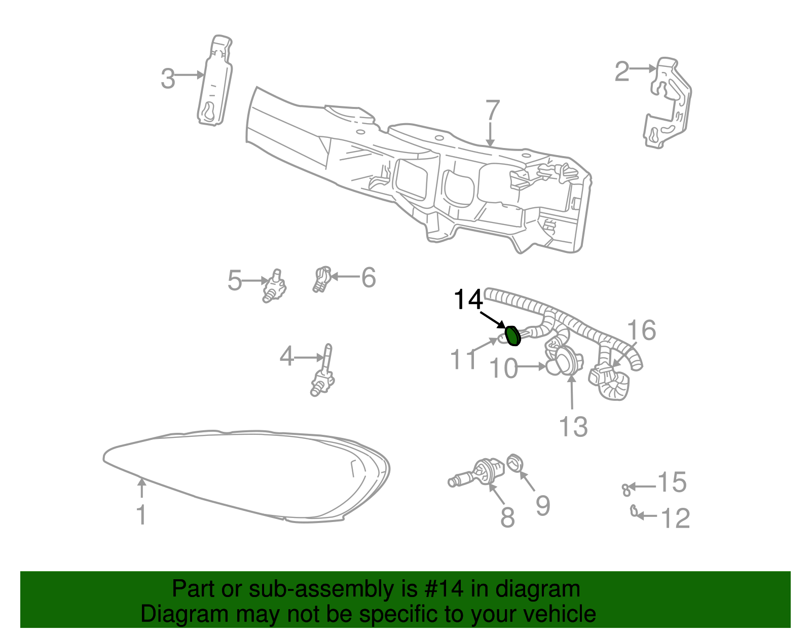 Multi-Purpose Lamp Socket - GM (12083689)