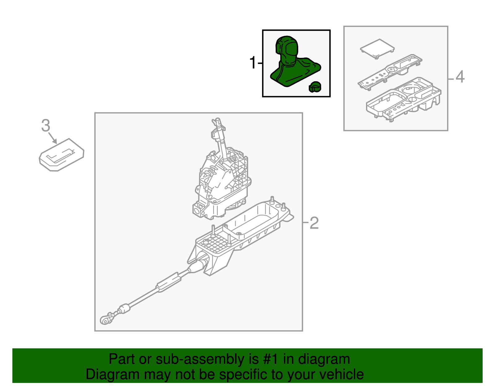 Shift Knob 3CN-713-123-A-UMF
