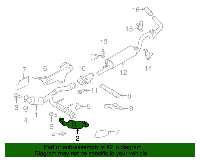 2010 Ford F150 Catalytic Converter AL3Z5E212H OEM Parts Online