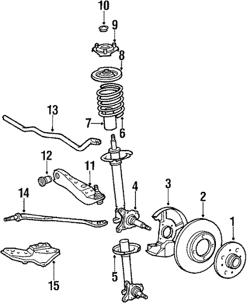 Brake Components for 1987 Toyota Cressida #0