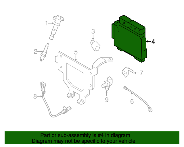 Genuine Engine Control Module (ECM) for 20132015 Hyundai Part 39101