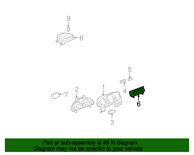 Genuine GM Dash Control Unit 20917131