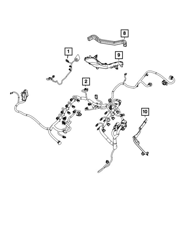 2022-2024 Ram 1500 Engine Wiring 68569592AB | Miracle Mopar