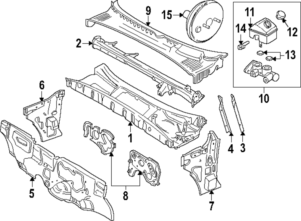 Plate Assembly, Brake Ped Bracket - GM (90583392)