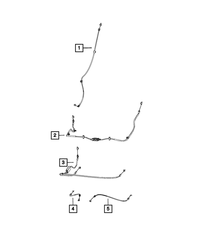 20172025 Chrysler Latch Release Cable 68324912AC Mopar eStore