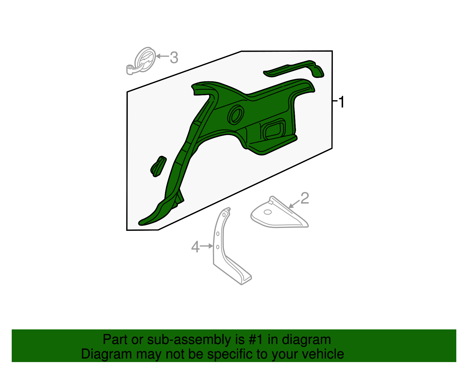 Panel Assembly, Quarter Otr - GM (89024828)