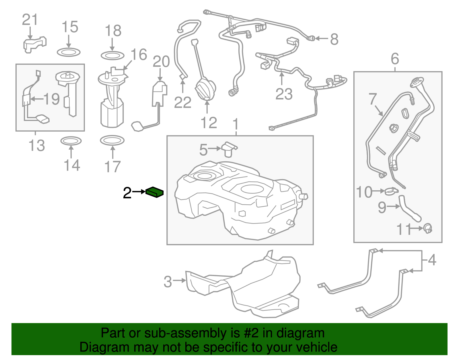 Fuel Tank Insulator - GM (96805220)
