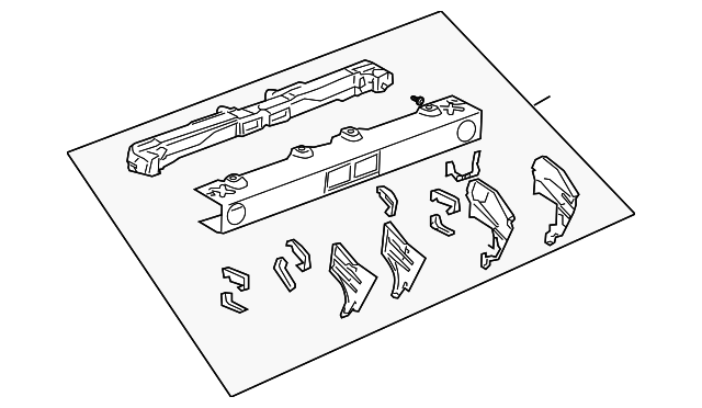 Instrument Panel Carrier - GM (89045390)