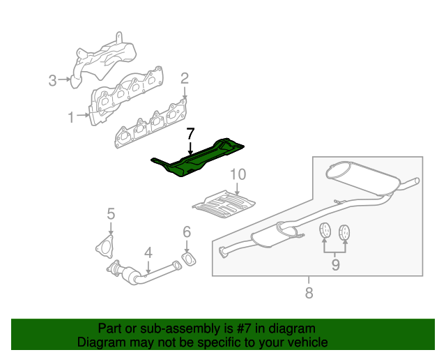 20082015 GM Heat Shield 95937916