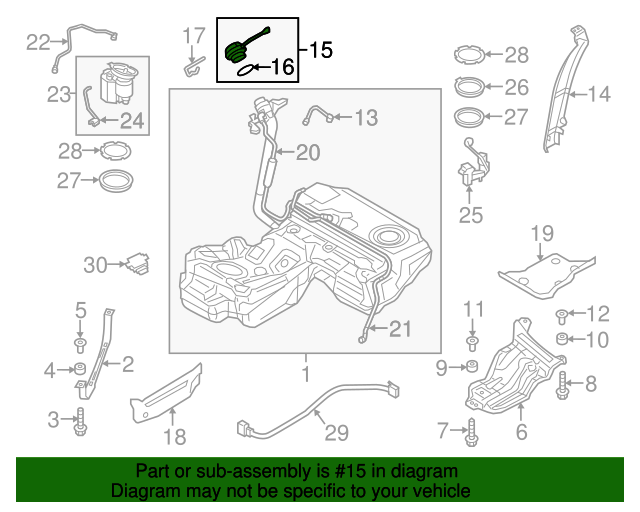 20142016 Audi Fuel Cap 4G0201550K Audi USA Parts