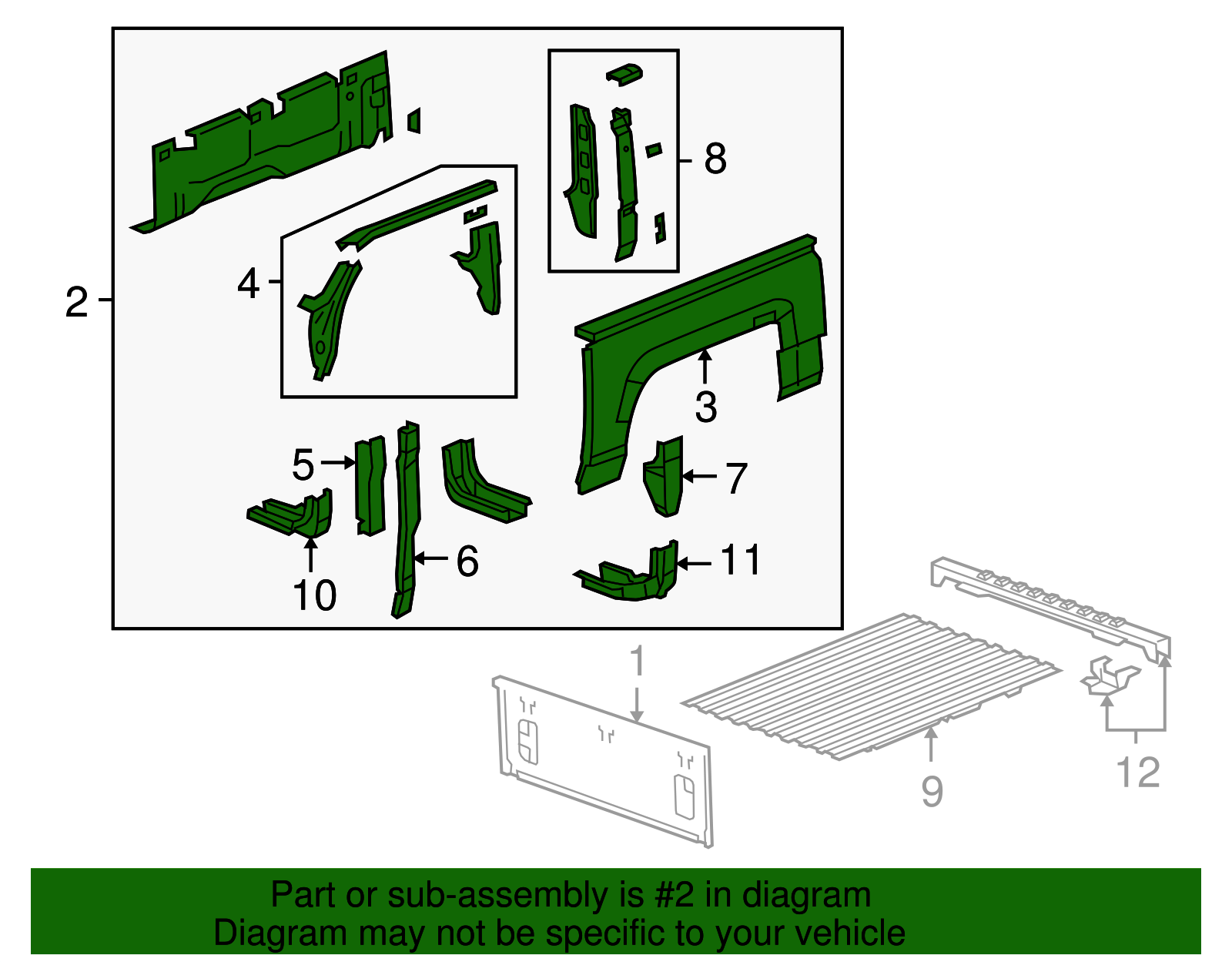 Panel Assembly-Pubx Side - GM (94730239)