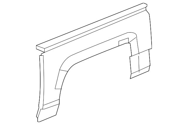 Passenger Side Pickup Box Outer Side Panel - GM (94731941)