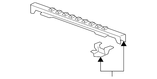 Rear Pickup Box Cross Sill - GM (94715504)