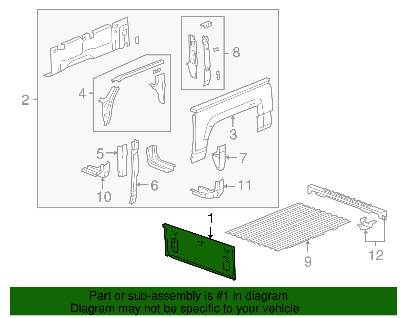 Panel-Pubx F/End - GM (93356847)