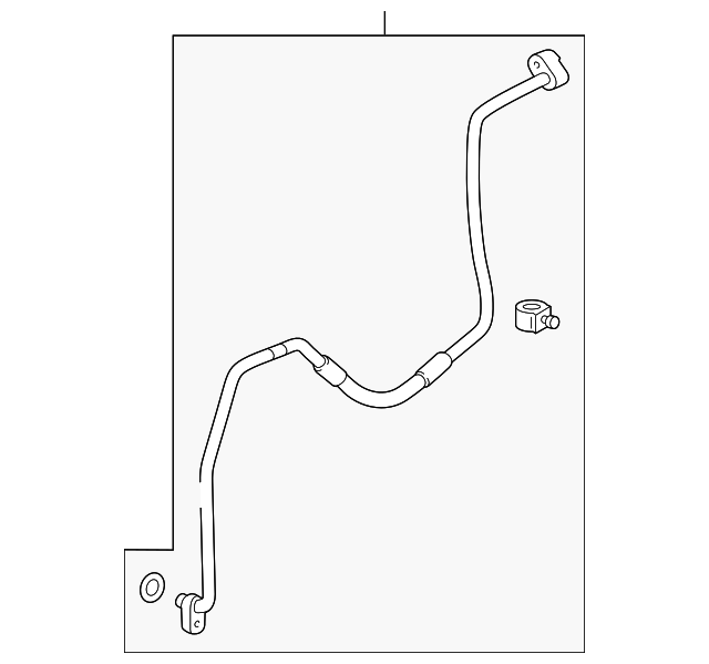 A/C Condenser and Evaporator Hose - GM (84036693)