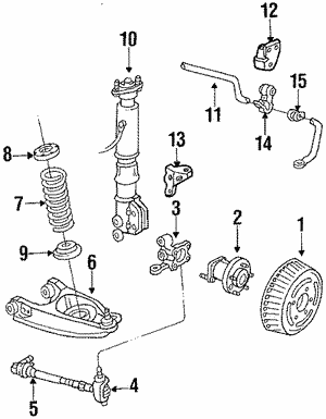 thumbnail image 2 of Anchor Front Left Transmission Mount – Fits 1998 Bonneville, Delta 88, LeSabre, Regency – Part 2881 2 of 3