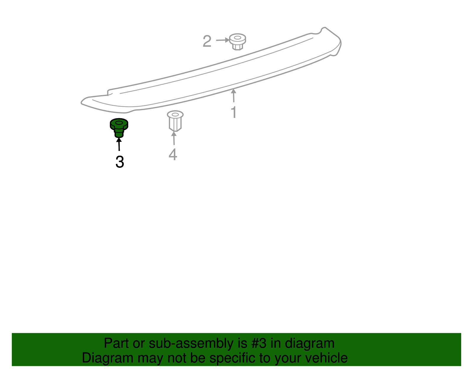 Spoiler Nut - Scion (90176-06036)