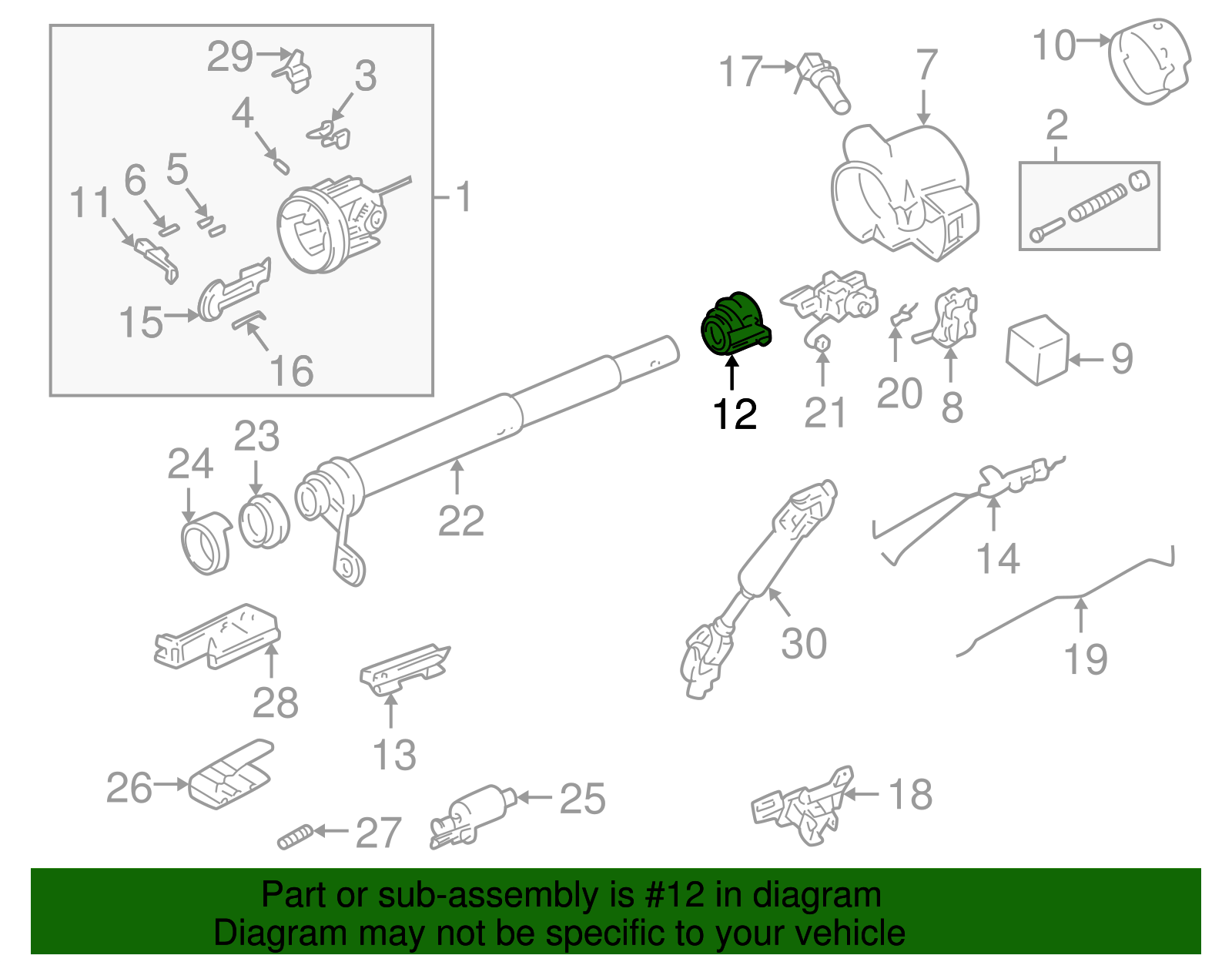 Actuator Support - GM (7843659)