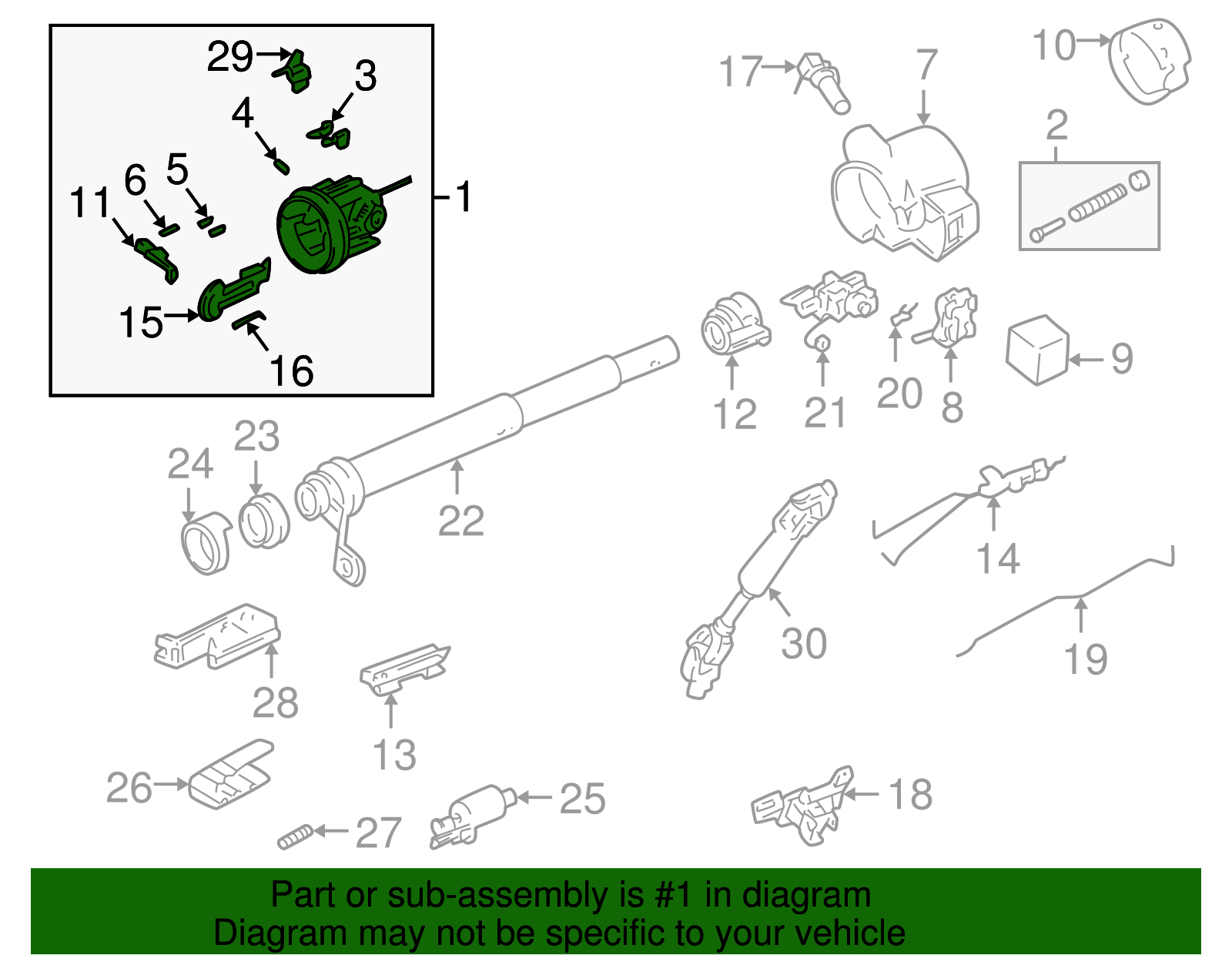 Lock Housing - GM (7843690)