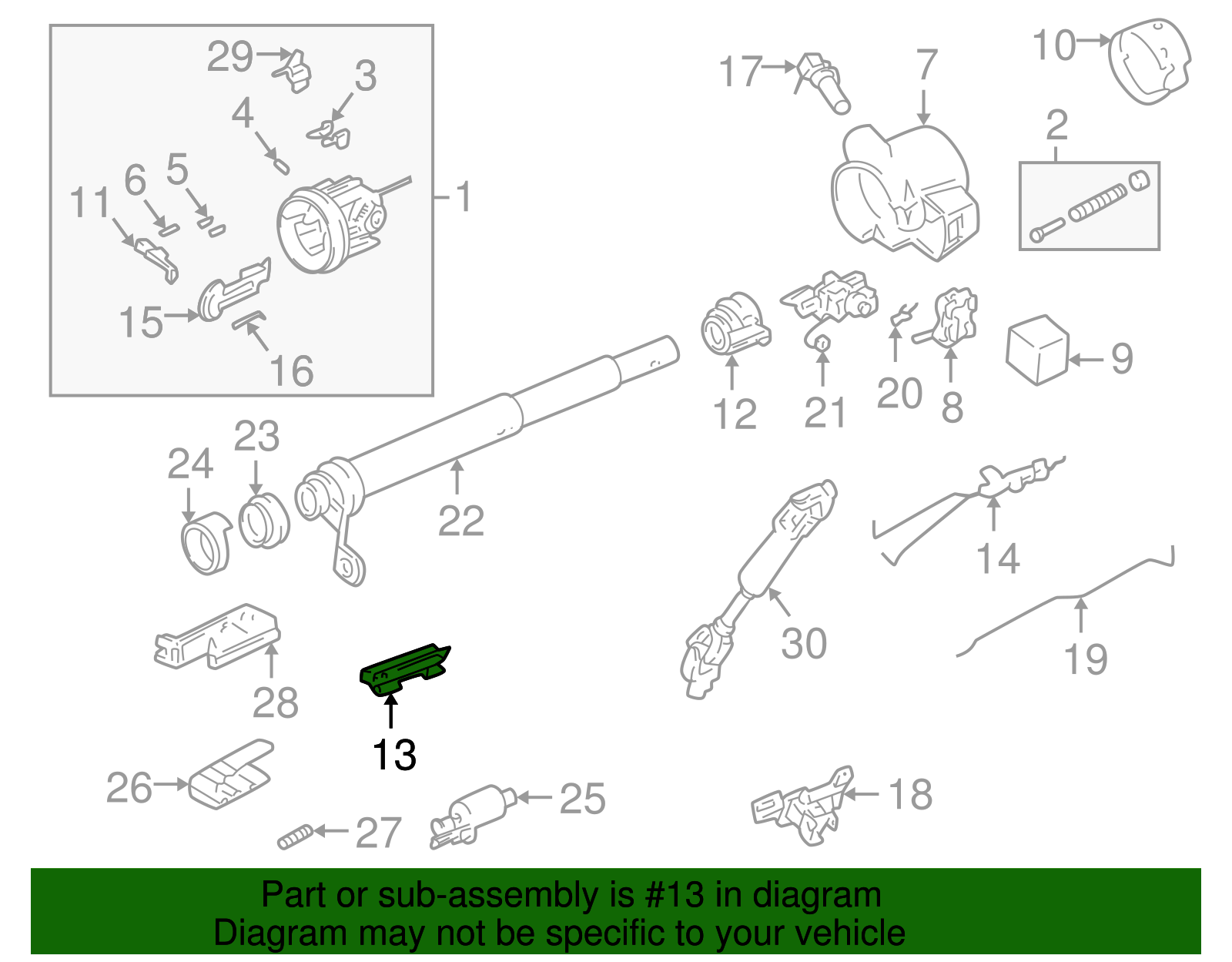 Ignition Switch - GM (1990116)