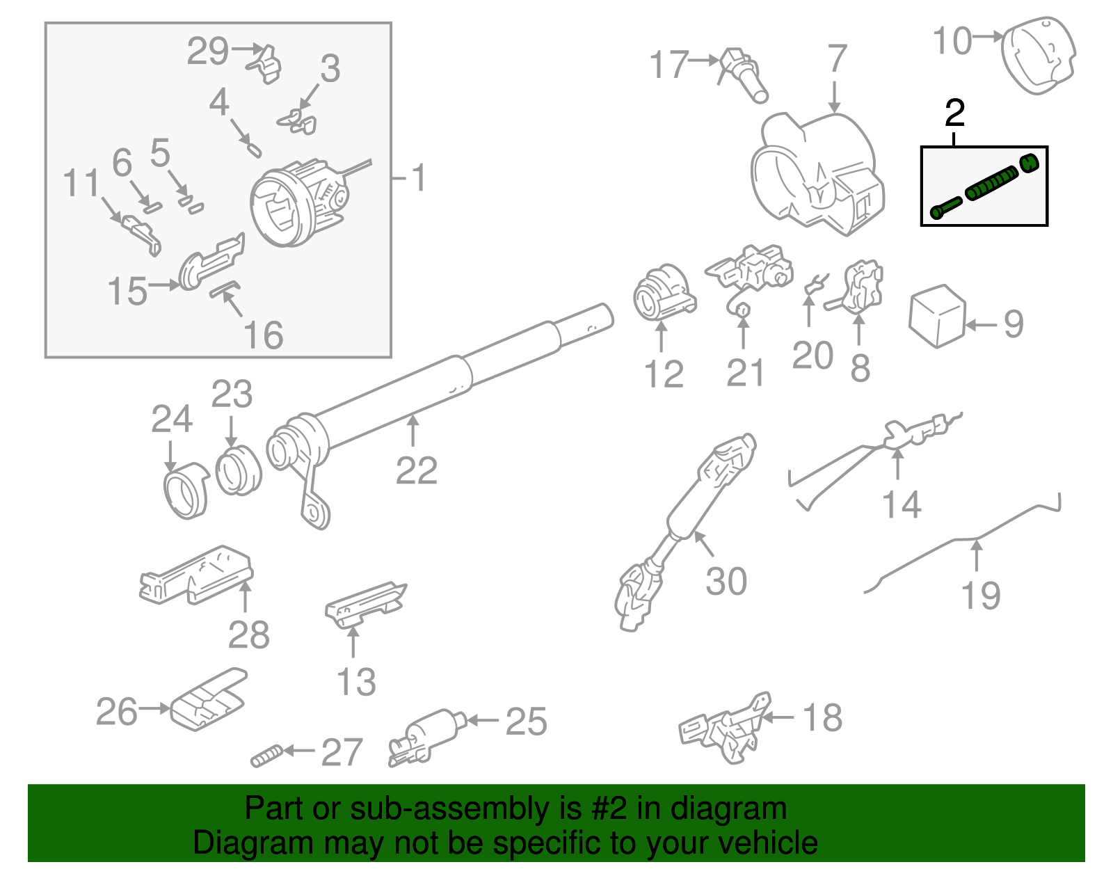 Spring Assembly - GM (7844650)