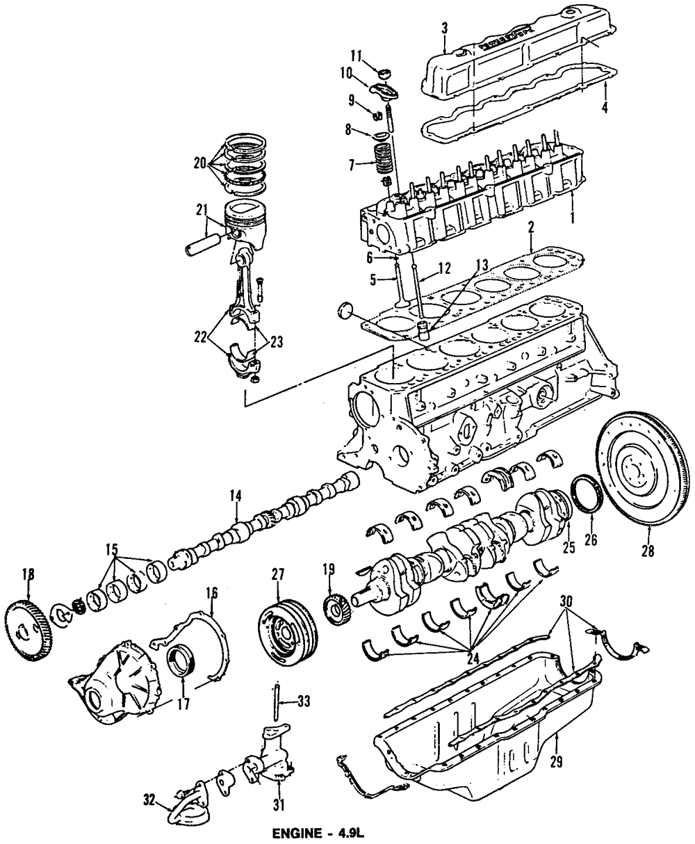 Bearing - Ford (XW7Z-6D309-AYA)