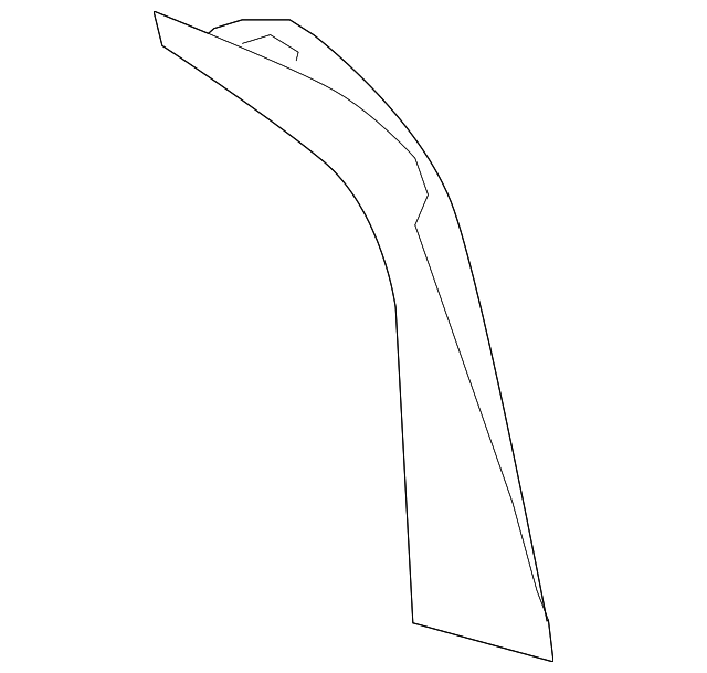 Panel, Black Body Opg Frm Side Fil Upper - GM (15791563)