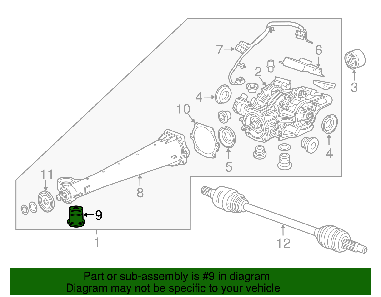 Differential Carrier Insulator - GM (84417056)