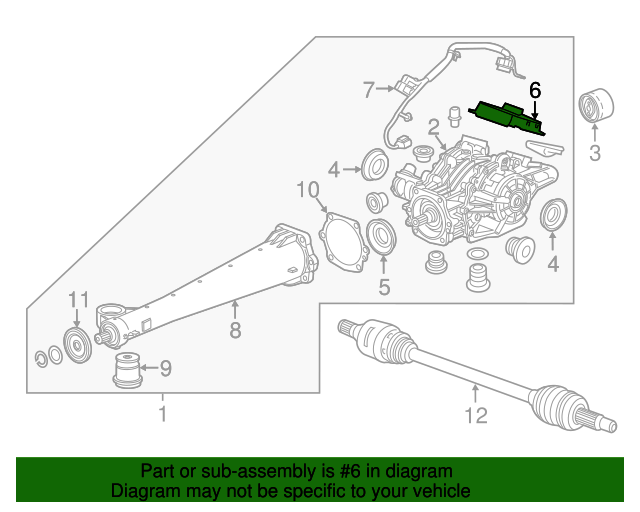 20182022 GM Differential Control Module 84849877