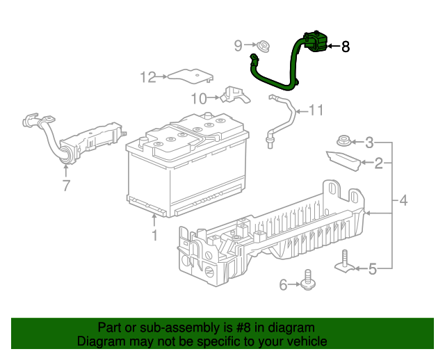 42643100 GM Negative Battery Cable GM Parts Store