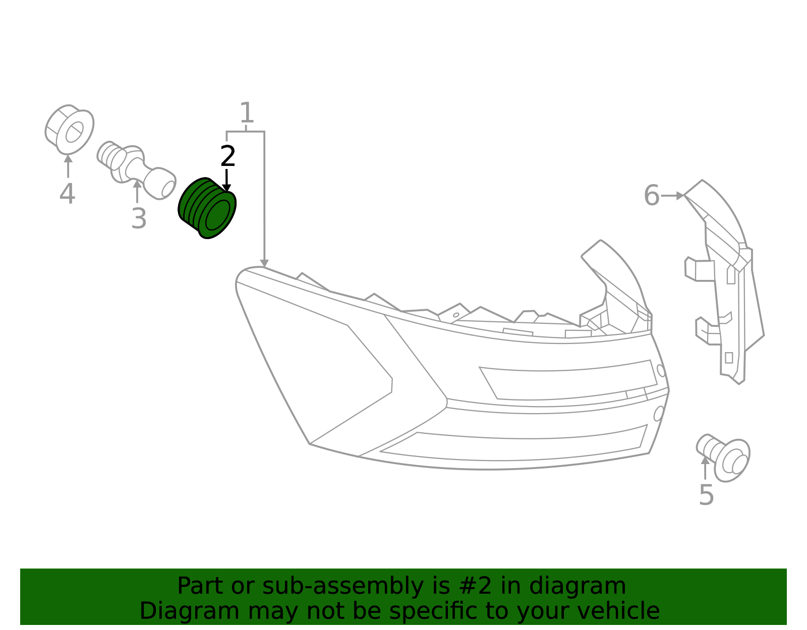 Combo Lamp Assembly Sleeve 2GJ-945-167