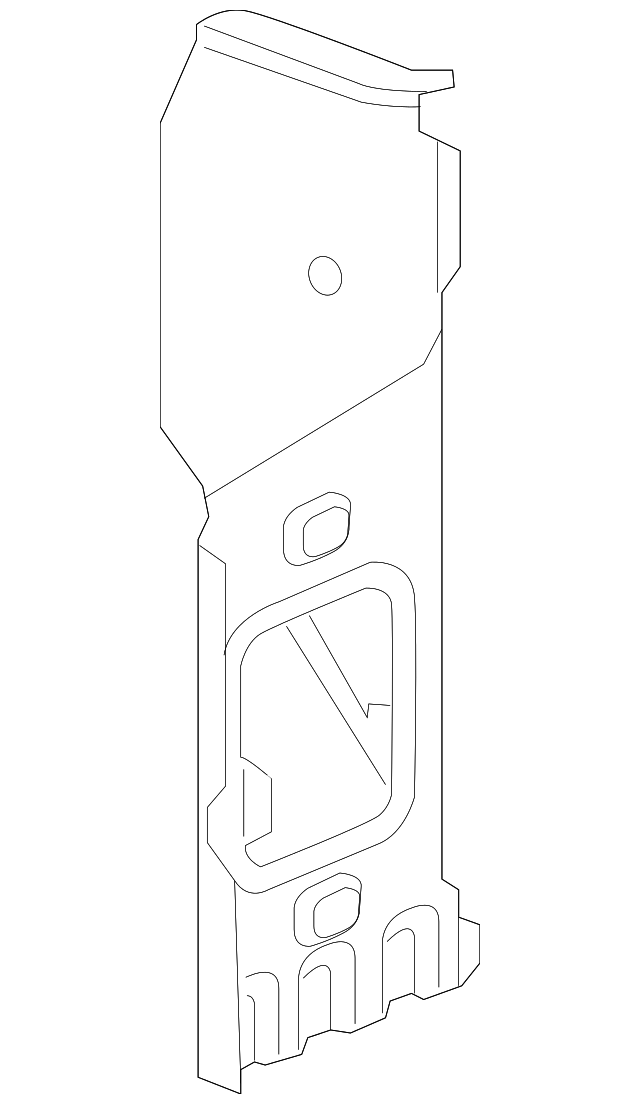 Rear Driver Side Wheelhouse Panel Upper Reinforcement - GM (96901667)