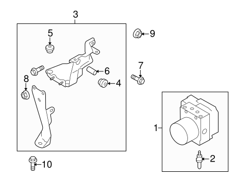 ABS Components for 2011 Subaru Legacy #0