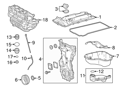 Intake for 2016 Toyota Highlander #0