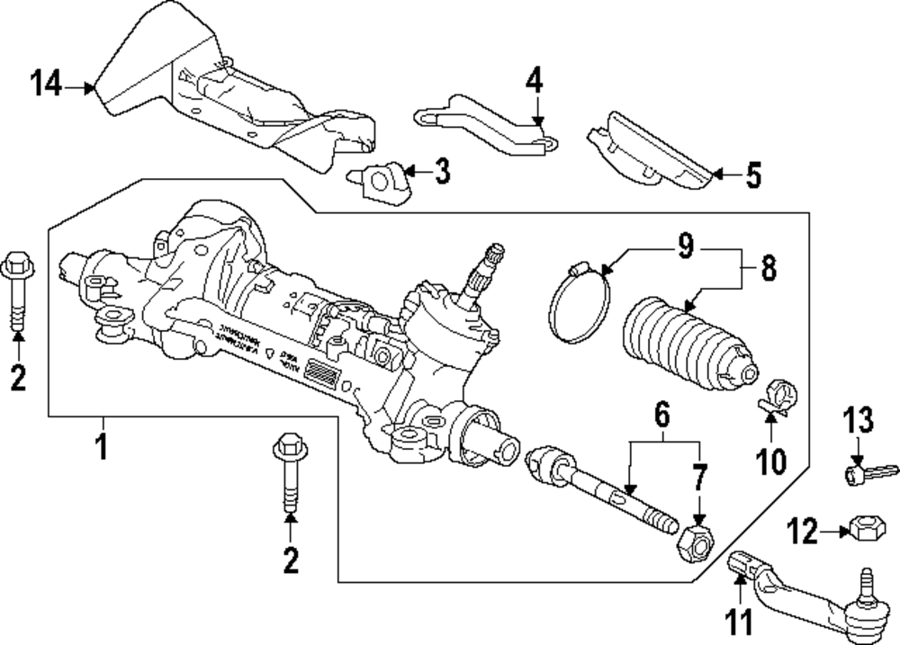 2023-2025 Honda Accord Rack and Pinion Bellows Clamp 53434-TGV-A01 ...