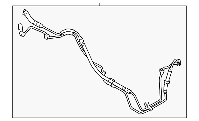 Genuine Hyundai 57580-3T000 Power Steering Oil Suction Hose Genuine Hyundai 57580-3T000 Power Steering Oil Suction Hose