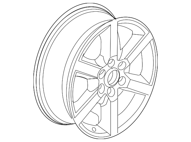 Wheel, Alloy - GM (09595827)