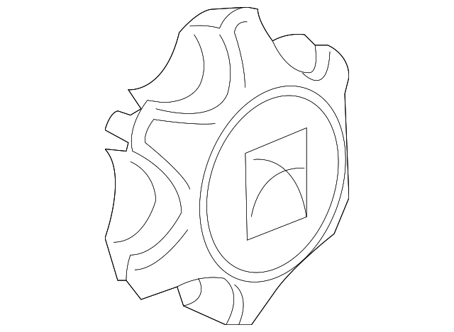 Cap-Hub Wheel                            *Painted - GM (09597969)