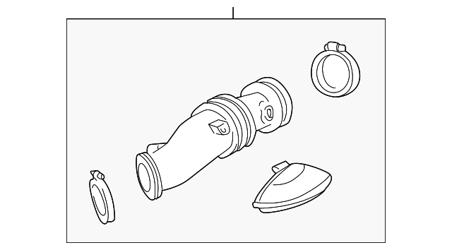 Air Outlet Tube - Ford (XW4Z-9B659-AA)