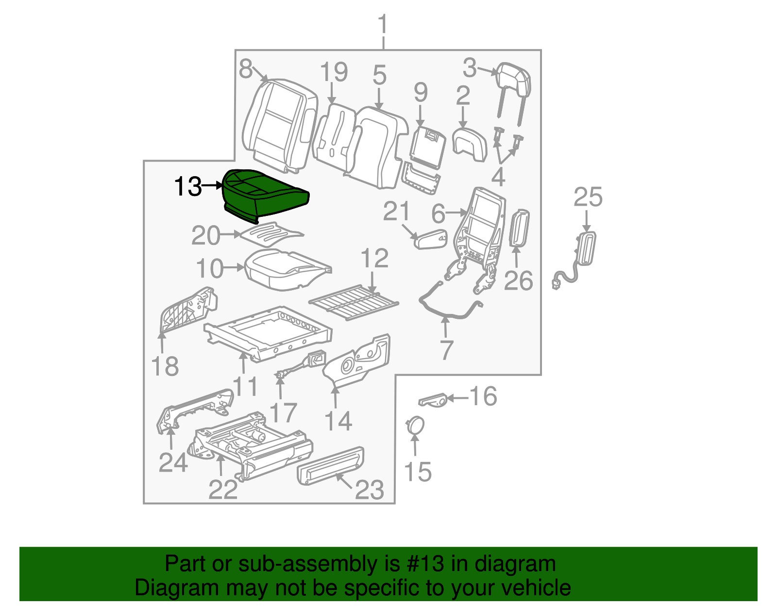 Seat Cover - Buick (89044162)
