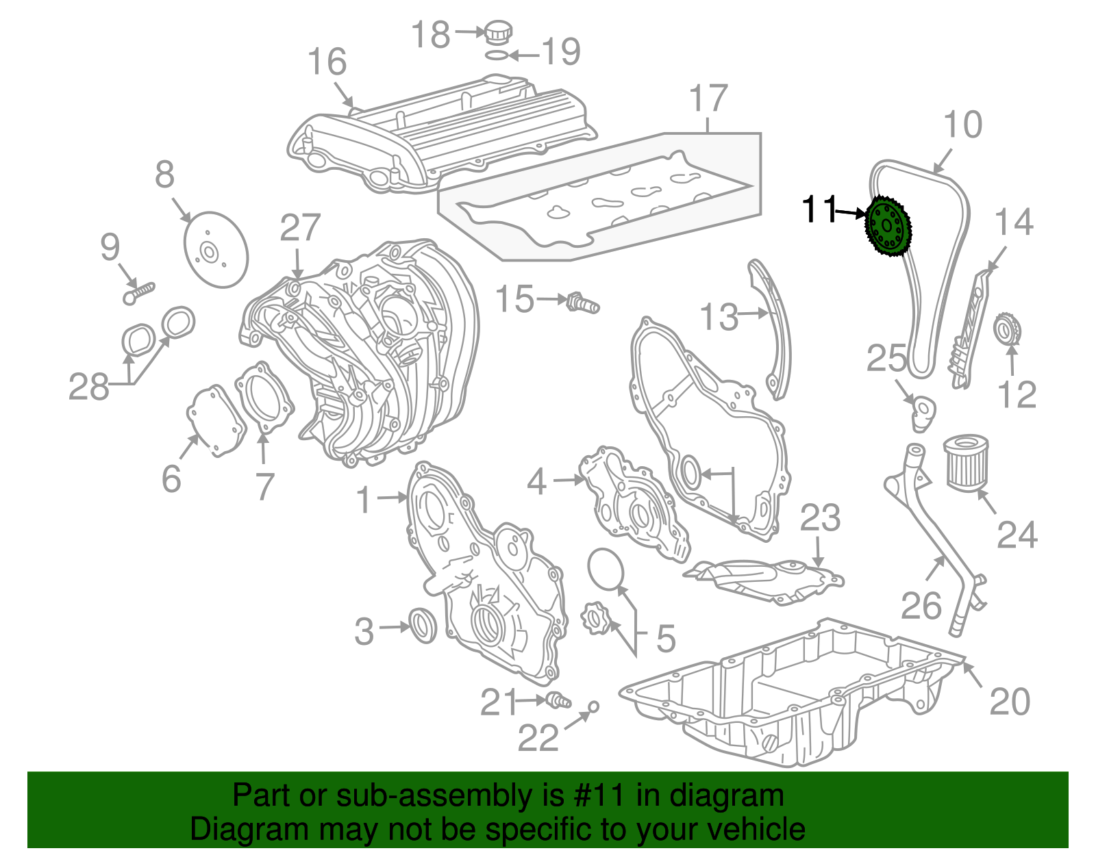 Camshaft Sprocket - GM (90537632)