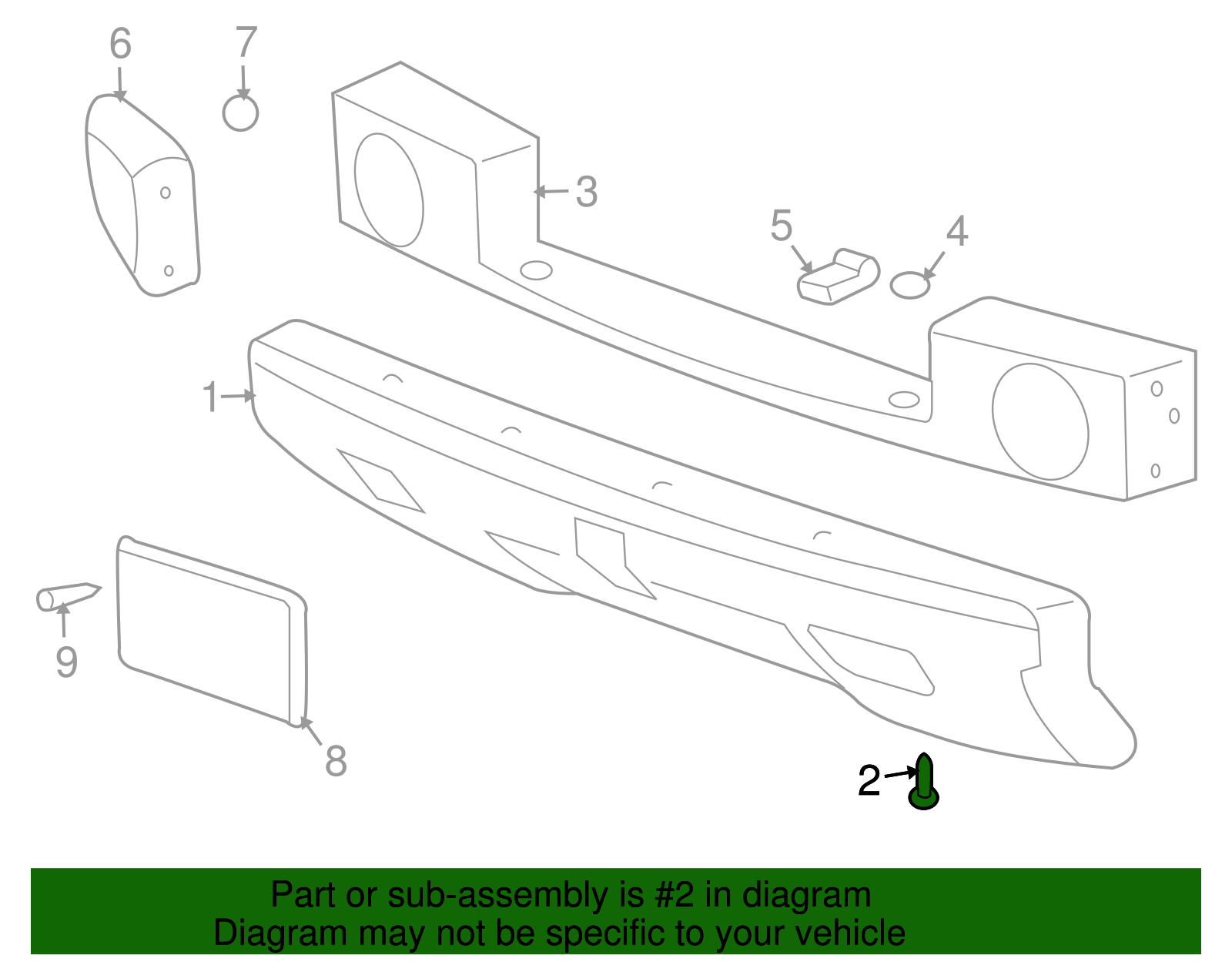 M8x1.25x30 Multi-Purpose Bolt - GM (10200334)