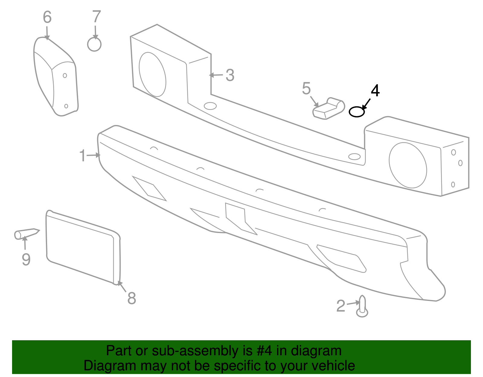 Front Fascia Hole Plug - GM (15176944)