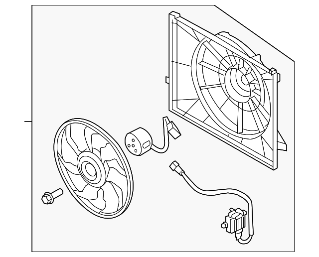 20102012 Hyundai Santa Fe Fan Assembly 253801U201 OEM Parts Online