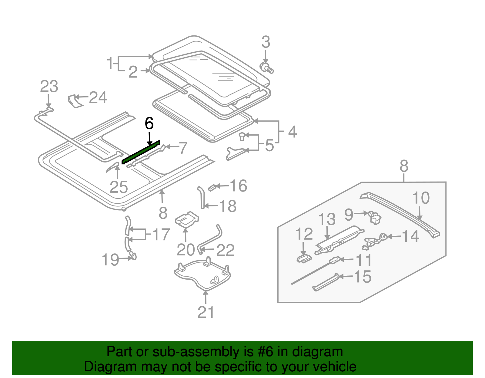 Trim Cover - Volkswagen (8D0-877-791-A-01C)