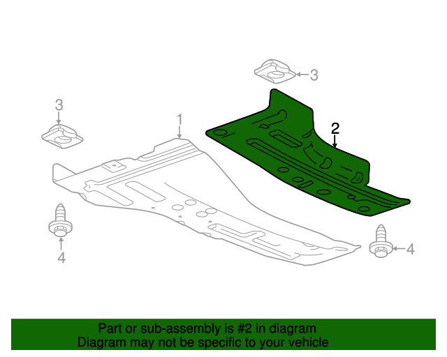 20112016 Chevrolet Splash Shield Left 23451794 OEM GM Parts