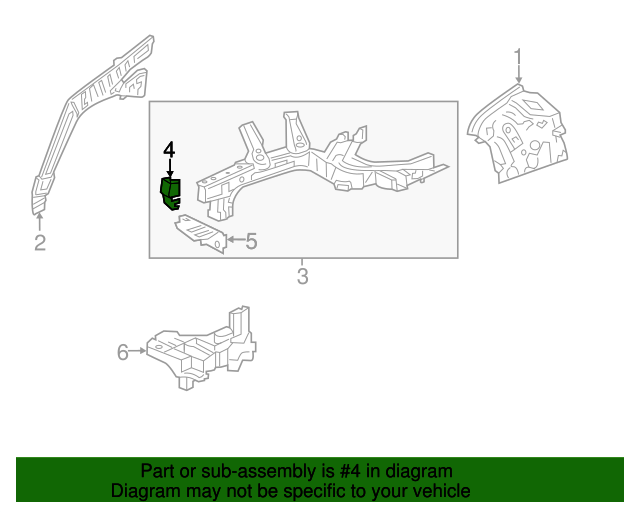 20142020 Acura MDX Bumper Bracket 60935TZ5A00ZZ Acura Parts World