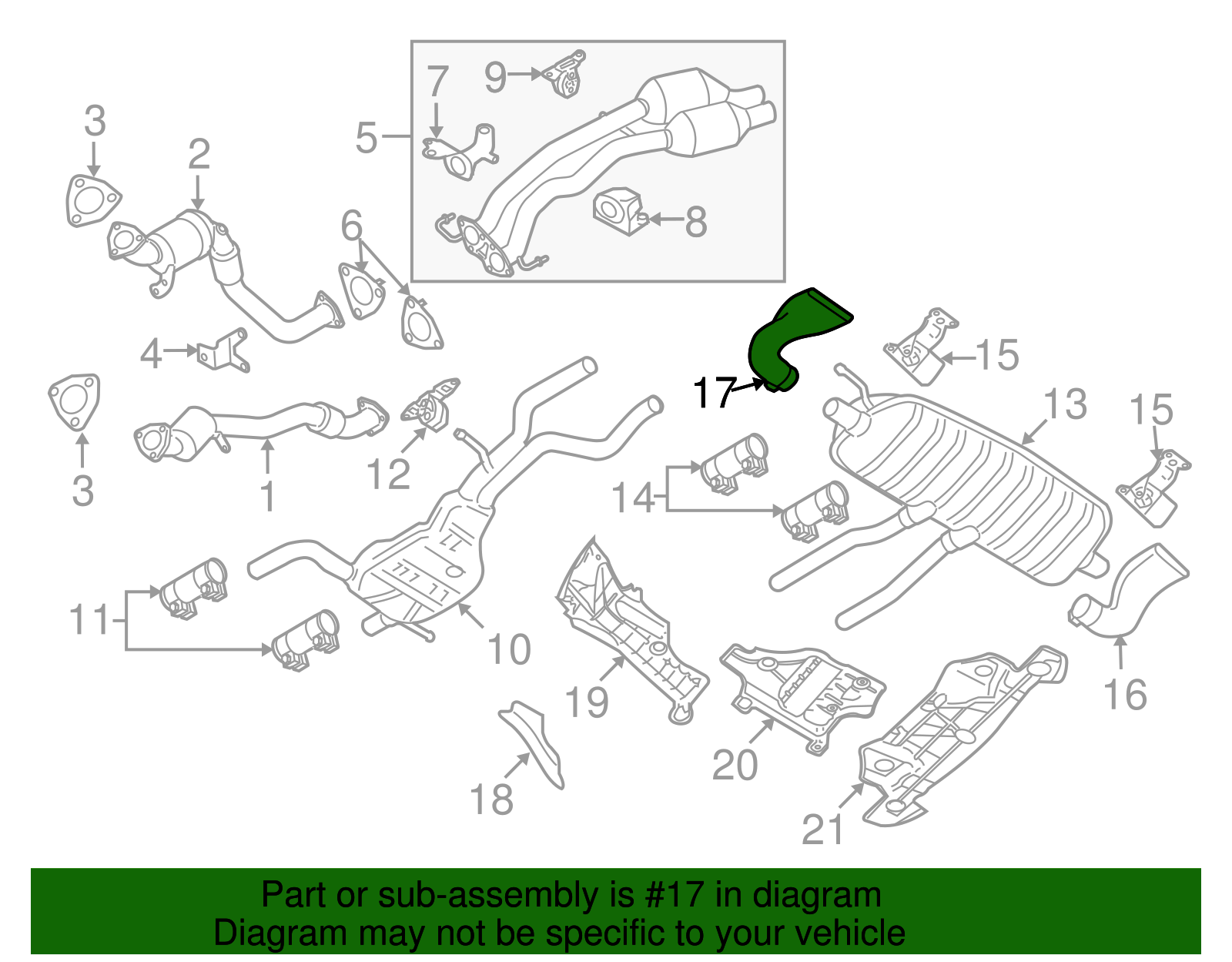 Tail Pipe Extension - Volkswagen (7L9-253-681-A)